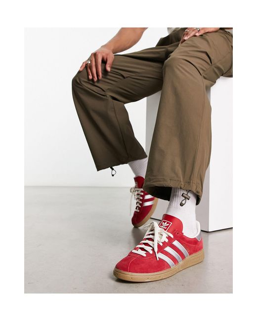 adidas Originals – münchen – sneaker in Rot für Herren | Lyst DE