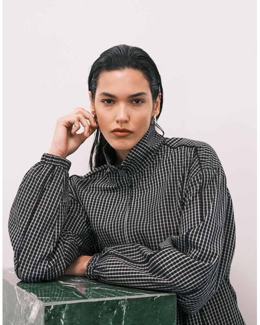 ASOS Black Oversized Track Jacket
