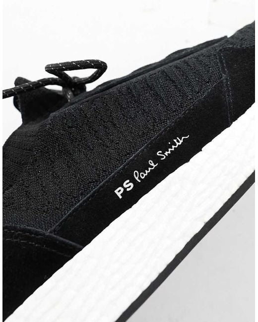 Paul Smith White Paul Smith Rock Knit Trainer With Logo for men