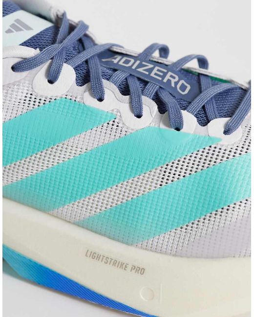 Adidas Originals Blue Adidas Running Adizero Boston 13 Trainers for men