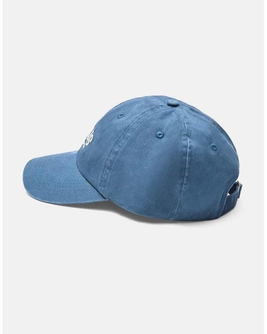 Pull&Bear Blue Embroidered Paris Cap