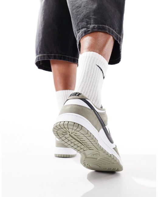 Nike – dunk low retro – unisex-sneaker in Metallic für Herren