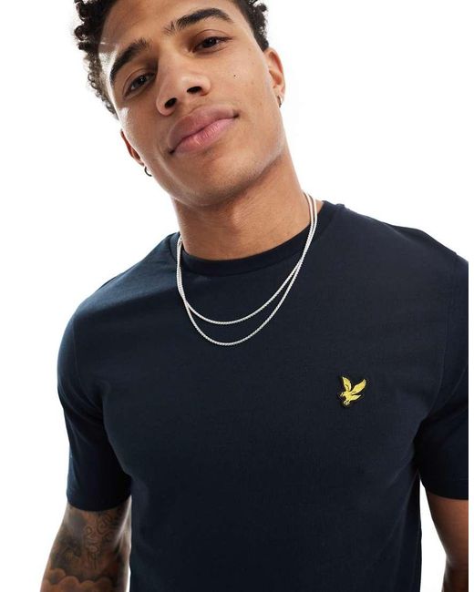 Lyle & Scott Blue Icon Logo T-Shirt for men