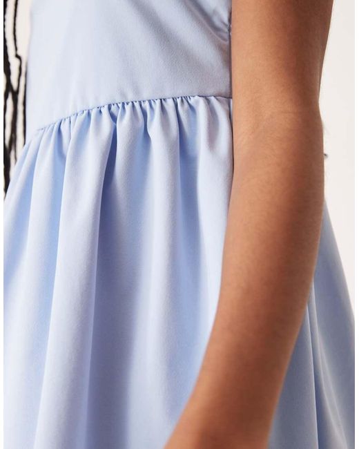 ASOS Blue Cami Baby Doll Mini Dress