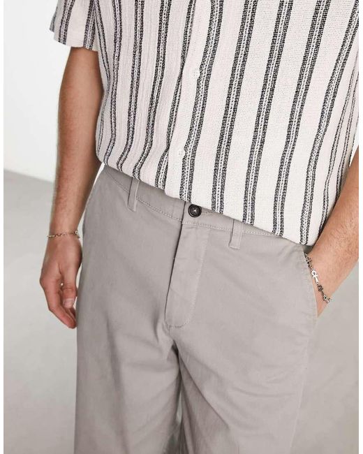 ADPT White Wide Fit Chinos for men