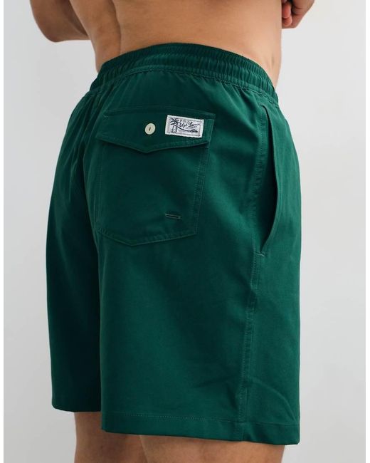 Polo Ralph Lauren Green Traveller Swim Trunks