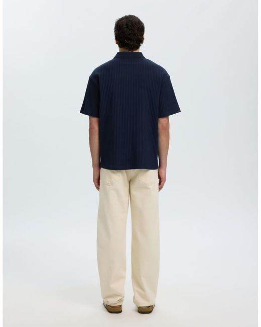 SELECTED Poloshirt in het Blue voor heren