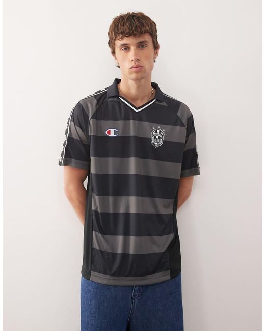 Maglia Da Calcio Nera di Champion in Black da Uomo