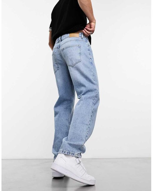 Only & Sons Blue Edge Straight Fit Jeans for men