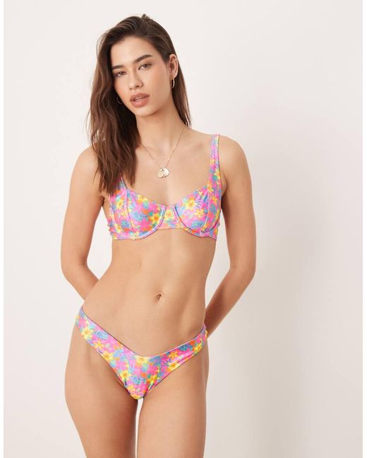 Kulani Kinis Yellow Wildest Dreams Y Cheeky Bikini Bottom