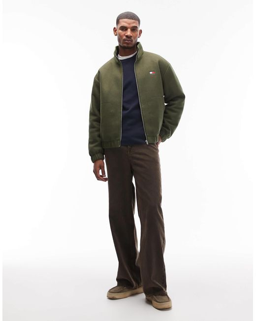 Tommy Hilfiger Green Essential Wool Padded Jacket for men