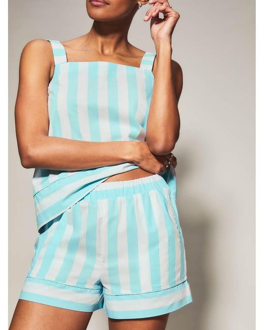 KBX Blue Stripe Cami Set