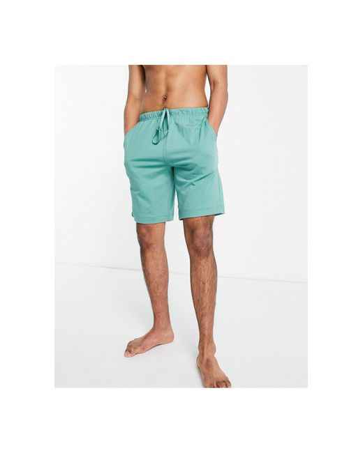 Green lounge shorts Clearance