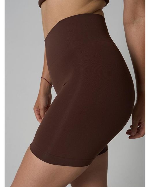 agon® Brown High Waist Legging Short