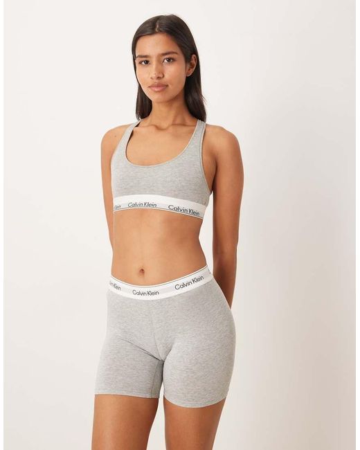 Calvin Klein White Icon Cotton Modal Boxer Brief