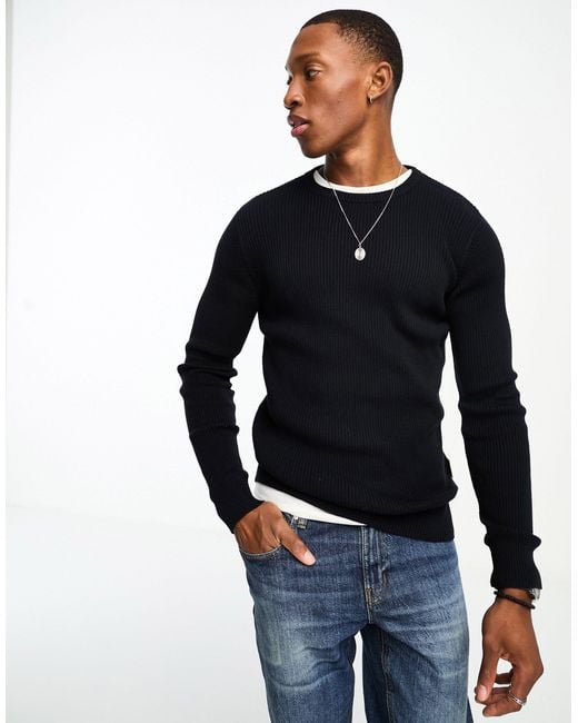 French connection top blue sweater