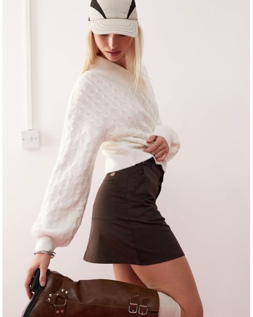 Dickies Pink Mini Work Skirt