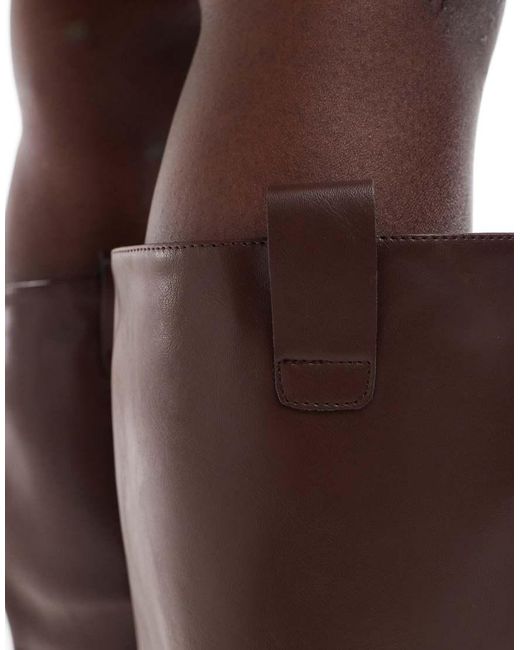 SEQWL Brown Twix Knee Boots