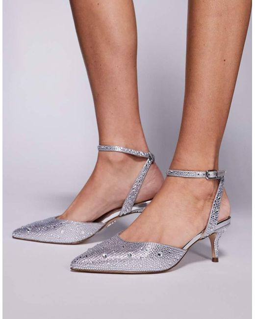 Zapatos Plateados De Tacón Kittie-R De Steve Madden de color Purple
