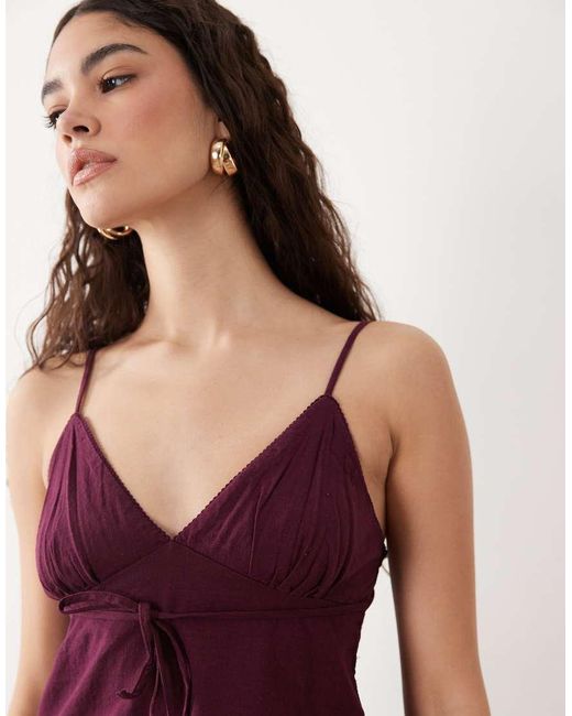 Cotton On Purple Cotton Cami