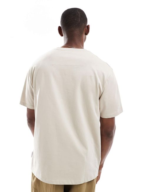 Threadbare – locker geschnittenes t-shirt in White für Herren