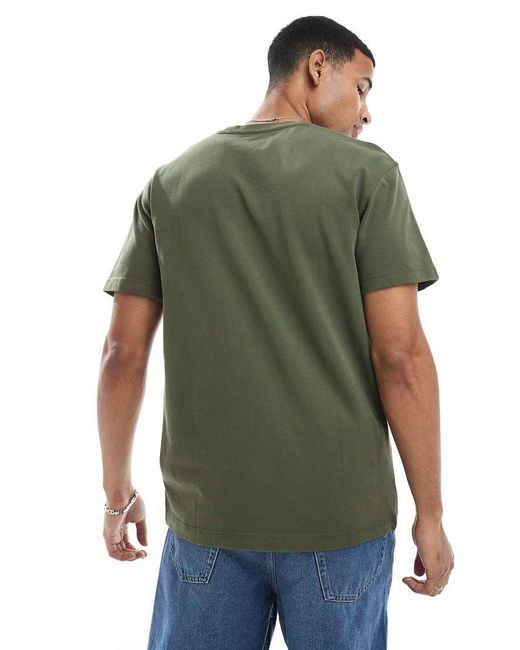 T-Shirt Con Logo di Lee Jeans in Green da Uomo