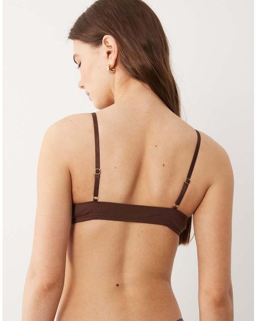 ASOS Brown Carla Smoothing Triangle Bra