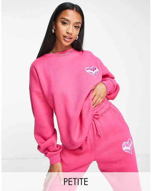 missguided pink sweatshirt