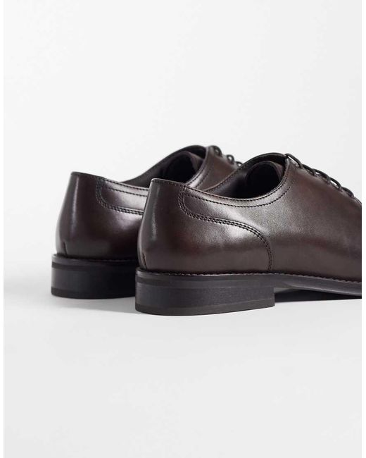 ASOS Brown Lace Up Derby Shoes for men