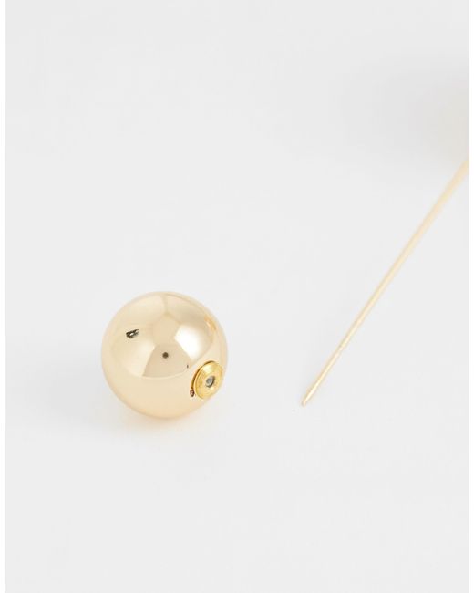 Broche à draper ASOS en coloris White
