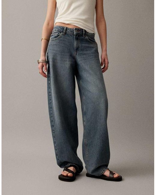 JJXX Blue Fuji Barrel Fit Jeans