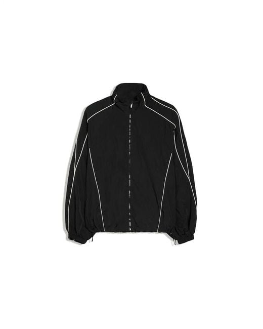 Bershka Black Contrast Lightweight Jacket