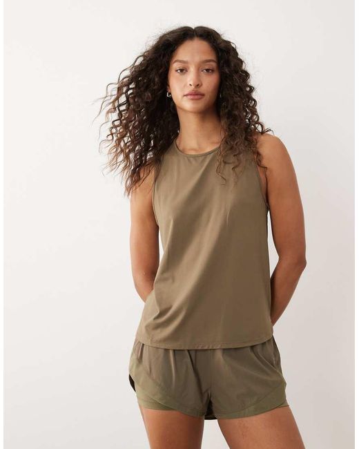 Sweaty Betty Brown Runner's High Tank