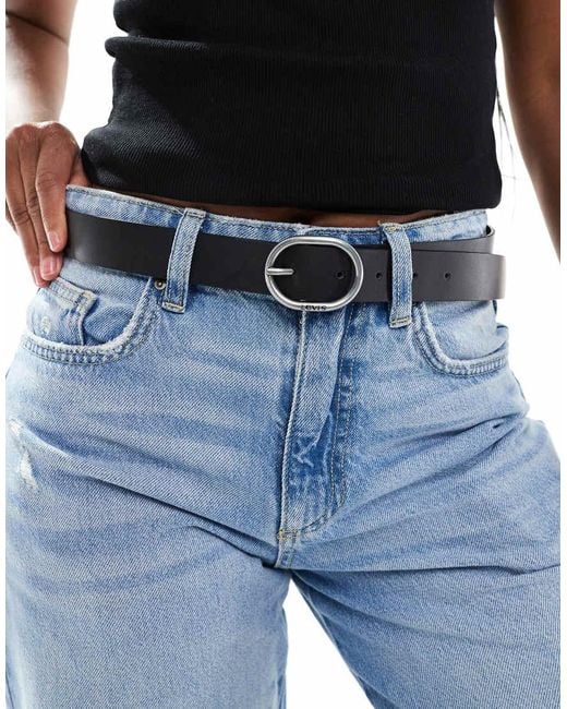 Levi's Blue Hermosilla Leather Belt