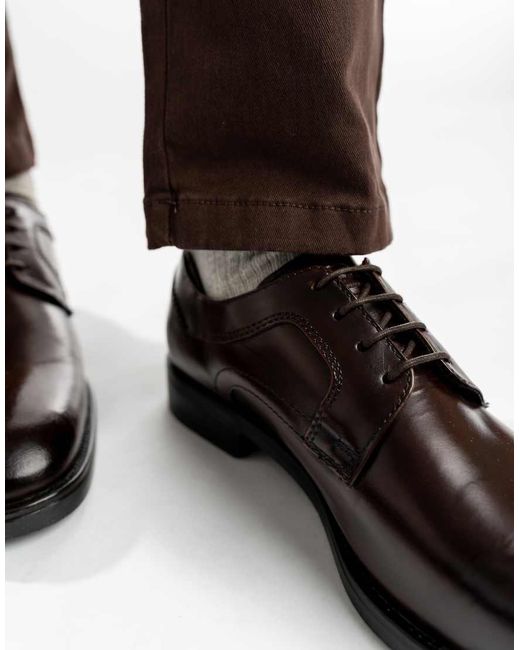 Base London Brown Sleeve Lace Up Shoe for men