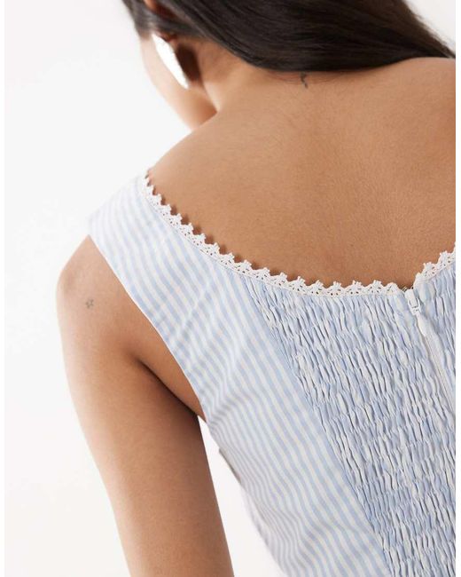 WeWoreWhat Multicolor Mix And Match Scoop Neck Corset Top