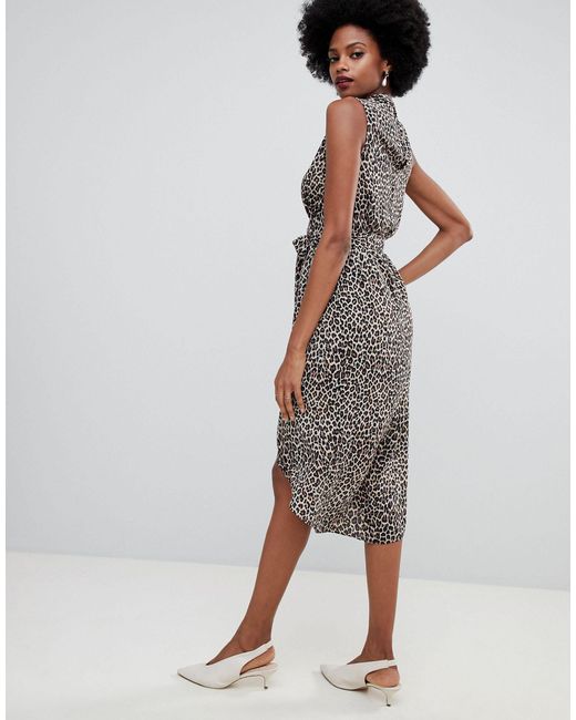 oasis leopard print dress