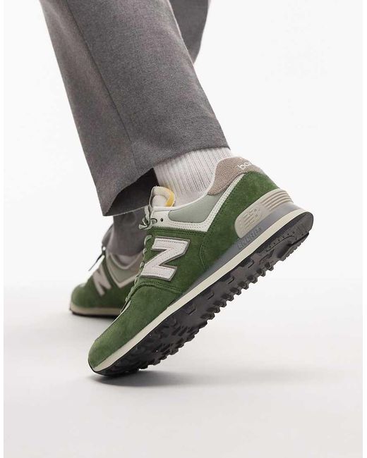 New Balance Green 574 Trainers for men