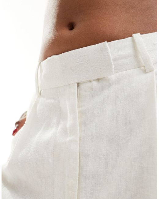 Pantalones blancos Abercrombie & Fitch de color White