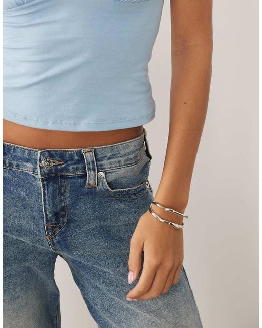Motel Blue Emberly Plunge Top