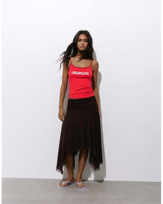 Pull&Bear Red – oberteil