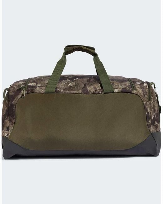 Adidas Originals Green Training Defender Graphic Duffle Bag Medium