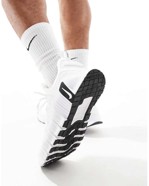 Nike White Free Metcon 6 Trainers
