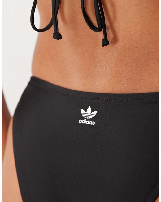Adidas Originals Brown Adicolour Triangle Bikini Bottoms