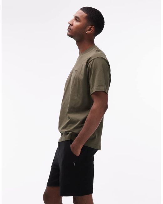 AllSaints Green Asher Drawstring Shorts for men