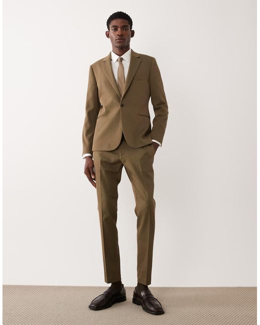 ASOS Natural Skinny Suit Jacket for men