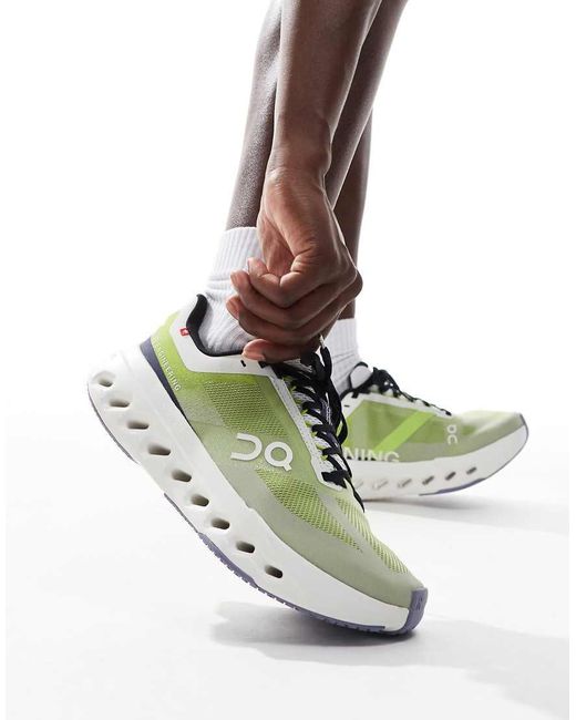 Zapatillas De Deporte Verdes Y Blancas Para Correr Cloudsurfer Next De On On Shoes de color White