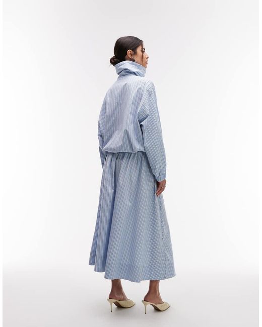 ASOS Blue Full Volume Maxi Skirt