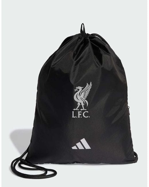 Adidas Originals Black Liverpool Fc Gym Sack