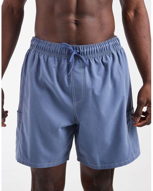 ASOS Blue Swim Shorts for men